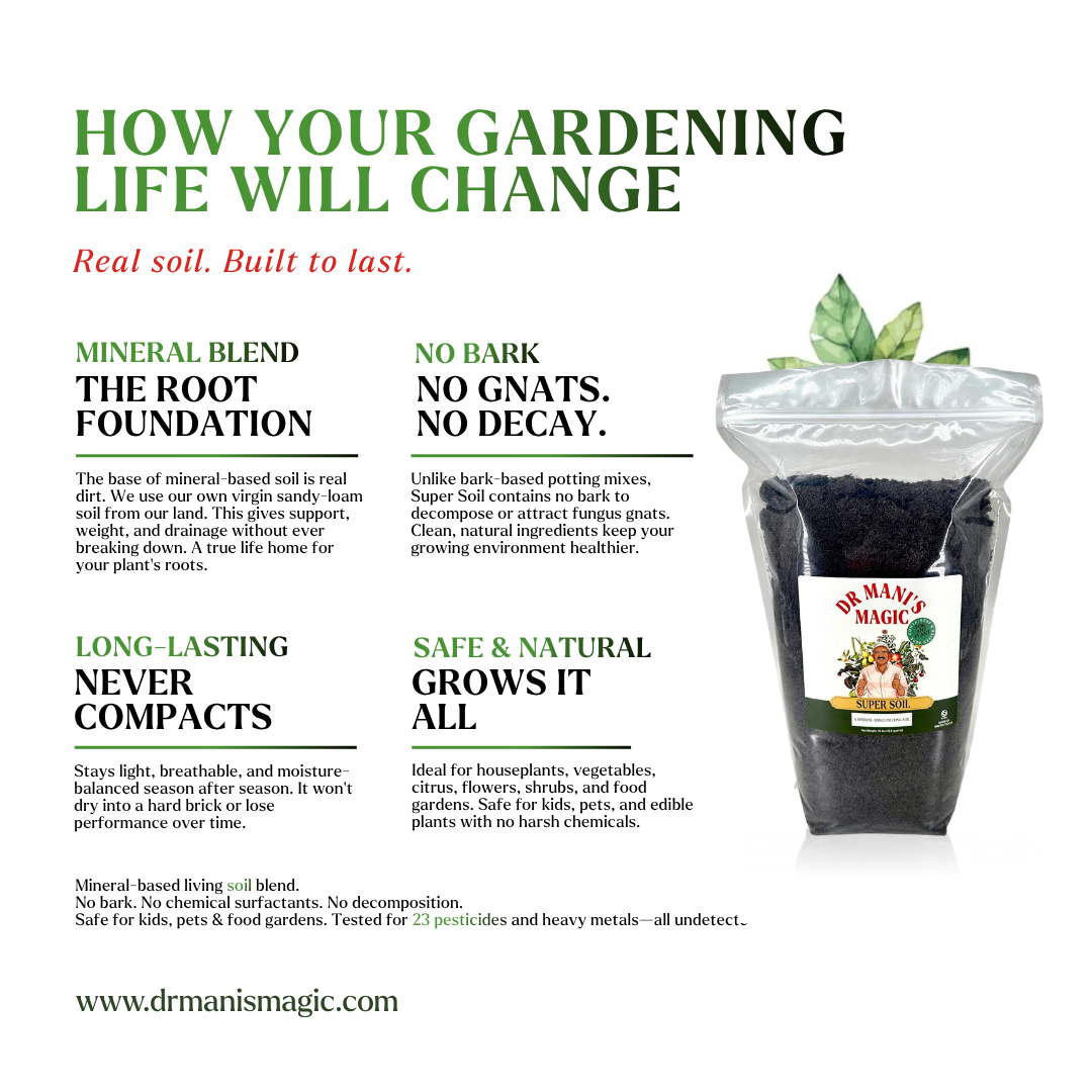 Super Soil | High-Performance Mineral-Based Living Soil Blend | Bio-Active Root Foundation