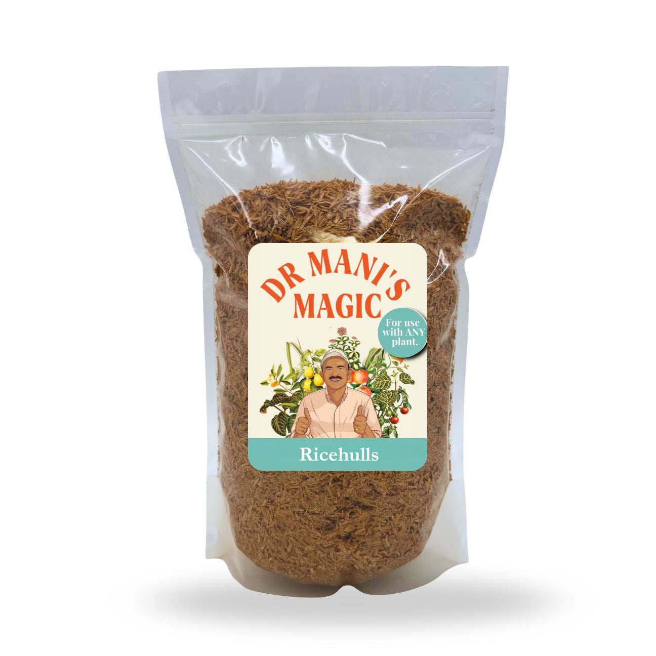 Rice Hulls | Clean-Look Organic Mulch | Blocks Weeds, Algae & Insects