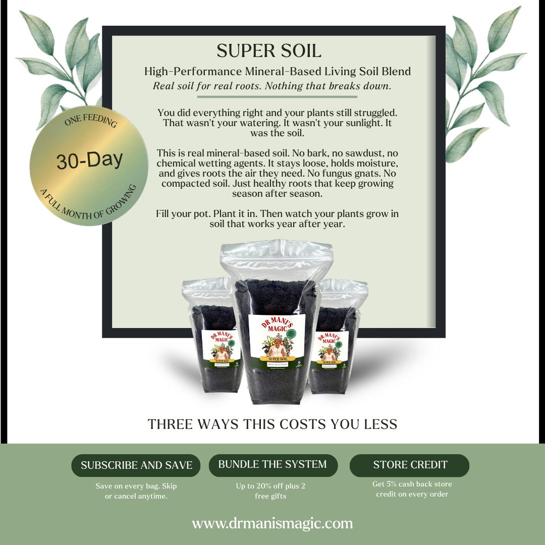 Super Soil | High-Performance Mineral-Based Living Soil Blend | Bio-Active Root Foundation