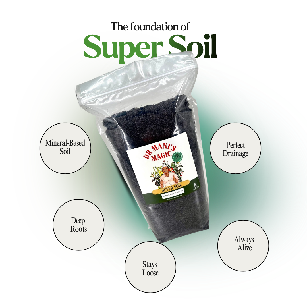 Super Soil | High-Performance Mineral-Based Living Soil Blend | Bio-Active Root Foundation