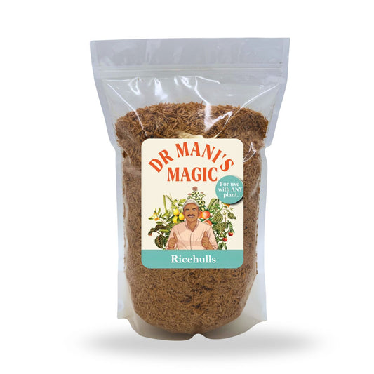 Rice Hulls | Clean-Look Organic Mulch | Blocks Weeds, Algae & Insects