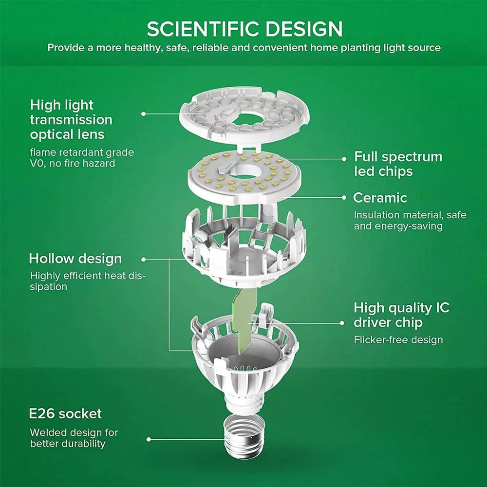 Grow Light & Clamp Combo